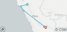  Peru Highlights from North to South - 12 destinations 