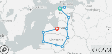  Ostsee Kleingruppenreise - 14 Tage - 11 Destinationen 