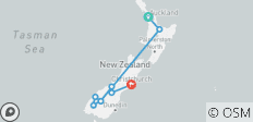  New Zealand Express - 10 days - 9 destinations 