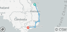  Vacances à vélo : De Hoi An à Saigon - 9 jours/8 nuits - 7 destinations 