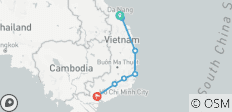  Von Hoi An nach Saigon mit dem Rad 9 Tage - 7 Destinationen 