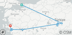  Private 8-Day Turkey Highlights: Istanbul, Cappadocia, Pamukkale &amp; Ephesus with Flights - 12 destinations 