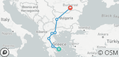  Voyage mystérieux de la Grèce à la Roumanie - Circuit en petit groupe - 7 destinations 