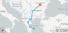  Mysterious Journey from Greece to Romania - Small Group Tour - 7 destinations 