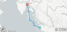  Zadar to Opatija Express Premium Plus - 6 days - 6 destinations 