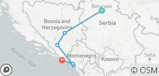  Belgrad nach Dubrovnik Kleingruppenreise Serbien&amp;Bosnien-Herzegowina&amp;Kroatien&amp;Montenegro - 6 Destinationen 