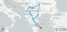  Full of Greece Experience &amp; Balkans - Small Group Tour - 13 destinations 