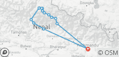  Annapurna Circuit with Ghorepani Poon Hill Trek - 15 Days - 14 destinations 