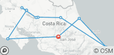  Costa Rica with shuttle bus transfer: tropical fun with the family - 10 destinations 