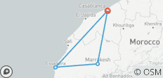  4 dagen Ontdekkingstocht van Marrakech&amp;Essaouira (privé) - 4 bestemmingen 