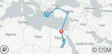  Heerlijk Griekenland, Turkije &amp; Egypte – 19 dagen - 19 bestemmingen 