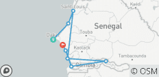  SeneGambias verborgene Juwelen entdecken 12 Tage/ 11 Nächte - 8 destinations 