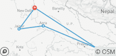  Viaje al Triángulo de Oro con Benarés 7 días - 6 destinos 