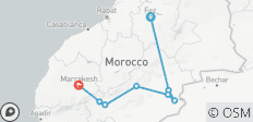  Het beste van van Marokko – Fes, de Sahara &amp; Marrakech - 8 bestemmingen 