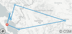  Circuit semi-privé ; Météores (Grèce) et Albanie au départ de Corfou - 8 destinations 