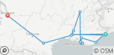  Ultiem Zuid-Frankrijk – in kleine groep – eindpunt Bordeaux – 12 dagen (14 bestemmingen) - 14 bestemmingen 