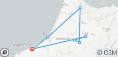  Villes marocaines du Nord - 7 destinations 