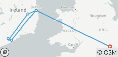  London - Dublin, Cork &amp; Blarney Castle - 8 destinations 
