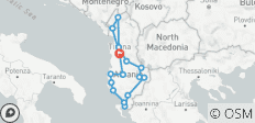  Descubrimiento de Albania en 12 días: Montañas, Senderismo, Cultura y Maravillas del Sur - 16 destinos 