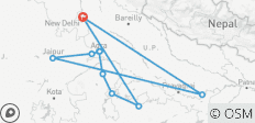  Schätze von Nordindien &amp; Madhya Pradesh - 11 Destinationen 