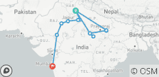  Les trésors de l\'Inde et le Taj Mahal - 13 destinations 