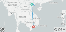  Affordable Vietnam Discovery Hanoi to Saigon in 6 Days - 7 destinations 