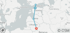  Capitals Journey of Lithuania, Latvia and Estonia - 4 destinations 