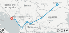  De Bucarest à Dubrovnik Circuit découverte des Balkans - Circuit en petit groupe - 8 destinations 