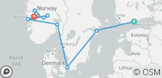  Highlights of Scandinavia &amp; Finland Cruise (Finland, Sweden, Denmark &amp; Norway) - 11 destinations 