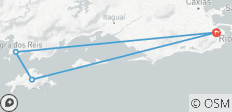  Circuit d\'une journée à Rio +Angra et Ilha Grande (5 jours) - 4 destinations 