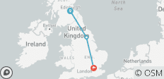  Edinburgh York &amp; London by Rail - 3 destinations 