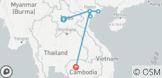  Vietnam, Angkor, Luang Prabang 10-Day Heritage Fusion - 7 destinations 