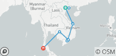  Golden Triangle Expedition 16 Days, Vietnam, Cambodia, Thailand - 10 destinations 