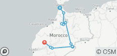  De Tanger à Marrakech en passant par le désert - 11 destinations 
