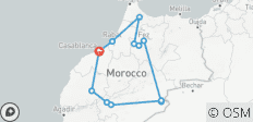  Villes impériales et désert - 12 destinations 