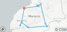  S\'immerger dans la culture : Grand tour des villes du Maroc, du désert du Sahara et de l\'Atlas. - 13 destinations 