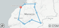  Marokko 8 dagen Rondreis door vanuit Casablanca - 12 bestemmingen 