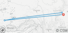  【Tibet &amp; Sichuan】10 Dagen Oude Shu Cultuur Tour Pakket - 6 bestemmingen 