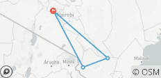  Ontdek de wonderen van Tsavo - 4 bestemmingen 