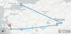  Private 4-Day Cappadocia, Pamukkale &amp; Ephesus Tour from Istanbul - 8 destinations 