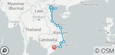  Backpacking Vietnam (23 days) - 10 destinations 