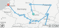  Bloque del este con la magnífica Europa Praga → Ámsterdam (2025) - 22 destinos 