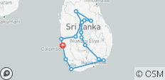  Sri Lanka Cultural and Natural Tour - 16 destinations 