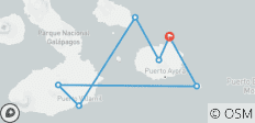  CIRCUIT INCROYABLE DE 6 JOURS AUX GALÁPAGOS (4 ÎLES) - 7 destinations 