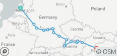  Magnificent Europe Amsterdam → Budapest (2025) - 15 destinations 