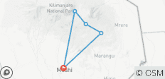  Escalada de 5 días al Kilimanjaro | Ruta Marangu - 5 destinos 