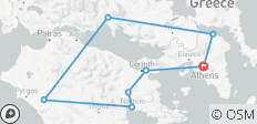  Circuit de 8 jours en groupe : Explorez la Grèce classique, l\'Acropole, Poros, Hydra et Égine - 8 destinations 