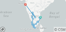  Adventure Tours South India - 19 destinations 