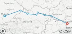  Het beste van van de Donau München naar Boedapest - 8 bestemmingen 