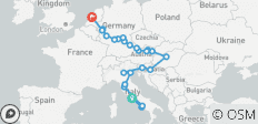  Crucero fluvial tesoros de Italia y joyas de Europa Roma-Ámsterdam (2025) - 25 destinos 